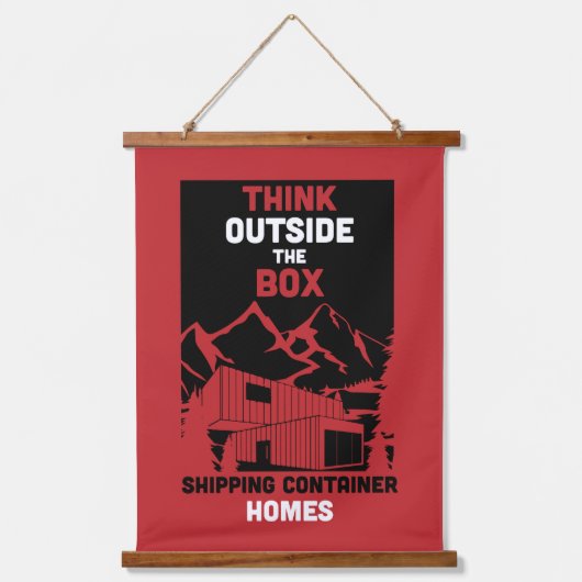 Verzending Container Thuis wonen Hangend Wandkleed (Voorkant)