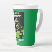 Verzending Container Thuis wonen Latte Mok (Rechterhoek)