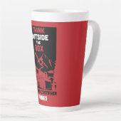 Verzending Container Thuis wonen Latte Mok (Rechterhoek)