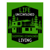 Verzending Container Thuis wonen Perfect Poster (Voorkant)