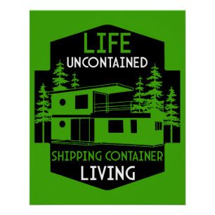 Verzending Container Thuis wonen Perfect Poster