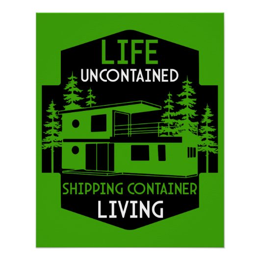 Verzending Container Thuis wonen Perfect Poster (Voorkant)