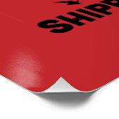 Verzending Container Thuis wonen Perfect Poster (Hoek)