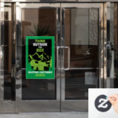 Verzending Container Thuis wonen Raamsticker (Kantoordeur)