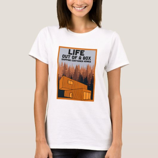 Verzending Container Thuis wonen T-shirt (Voorkant)