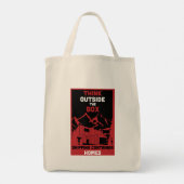 Verzending Container Thuis wonen Tote Bag (Achterkant)