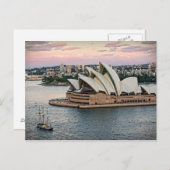 Verzending door het Briefkaart van Sydney Opera Ho (Voorkant / Achterkant)