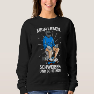 Verzending en lassen lasser op toilet lassen Mac Trui