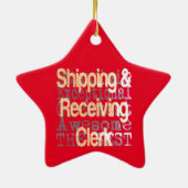 Verzending en ontvangst van een lerk extraordinair keramisch ornament (Achterkant)