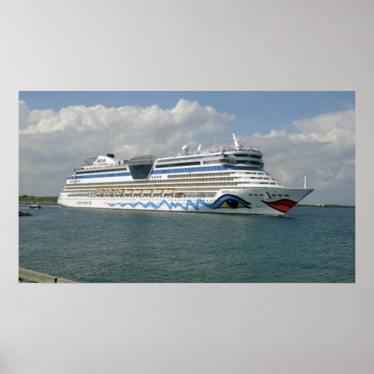 Verzending glimlachen in kanaal poster (Voorkant)