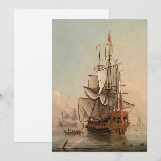 Verzending in een kalm | Peter Monamy (Voorkant / Achterkant)