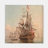 Verzending in een kalm | Peter Monamy Magneet (Voorkant)