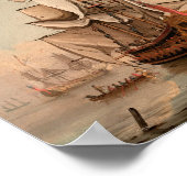 Verzending in een kalm | Peter Monamy Poster (Hoek)