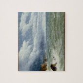 Verzending in open Zeeen, 1882 (olie op canvas) Legpuzzel (Verticaal)