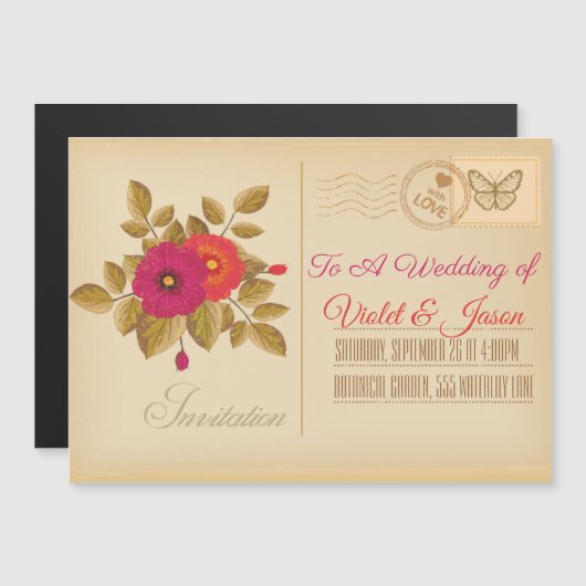  verzending magnetische uitnodiging (Voorkant / Achterkant)