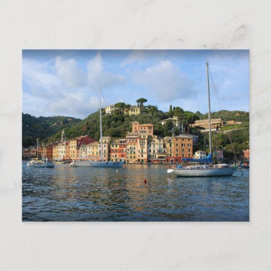 Verzending naar Portofino, Briefkaart van Italië (Voorkant)