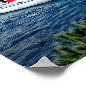 Verzending naar Portofino, Italia Poster 36x12 (Hoek)