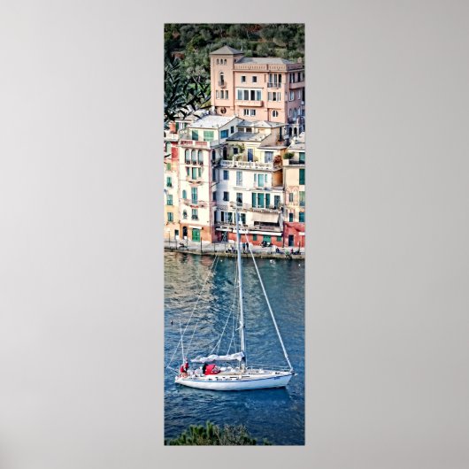 Verzending naar Portofino, Italia Poster 36x12 (Voorkant)