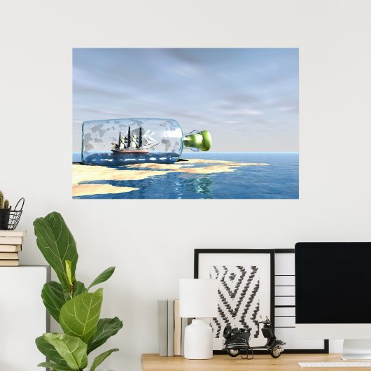 VERZENDING OM AFDRUKKEN TE VERSCHUIVEN POSTER (Thuiskantoor)