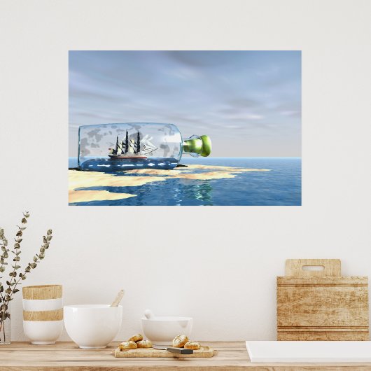 VERZENDING OM AFDRUKKEN TE VERSCHUIVEN POSTER (Keuken)