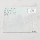 Verzending op de Clyde Dank U Briefkaart (Achterkant)