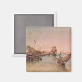 Verzending op het Suezkanaal Magneet (Voorkant / Achterkant)