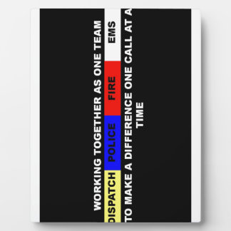 Verzending, politie, vuur, EMS Fotoplaat
