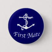 Verzending van de Button First Mate Pinback (Voorkant)