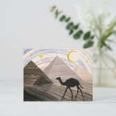 Verzending van de woestijn briefkaart (Staand voorkant)