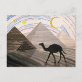 Verzending van de woestijn briefkaart (Voorkant)