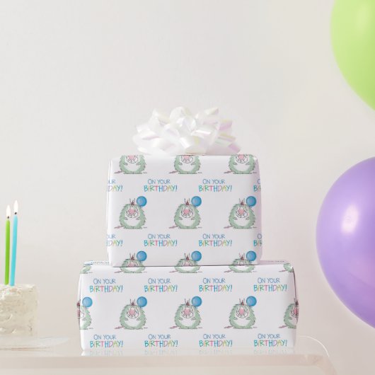 VERZENDING VAN HET FURRY BEAST DOOR Sandra Boynton Cadeaupapier (Feestgeschenken)