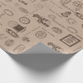 verzending van Kraft Paper Style Cadeaupapier (Hoek)