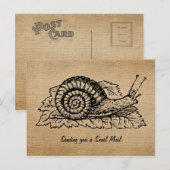  verzending van nagellak opladen briefkaart (Voorkant / Achterkant)