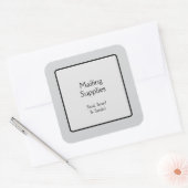 Verzending Vierkante Sticker (Envelop)