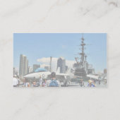 Verzending vliegtuig visitekaartje (Achterkant)