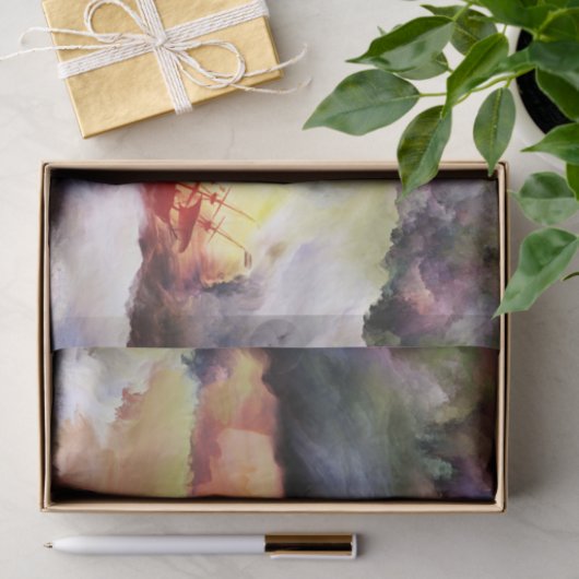 Verzending wolken - Weefselpapier Tissuepapier (Geschenk)