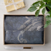 verzendingen op blauwe ontkoppeling tissuepapier (Geschenk)