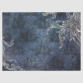 verzendingen op blauwe ontkoppeling tissuepapier (Voorkant)