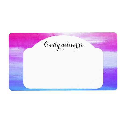 verzendingslabels etiket (Voorkant)