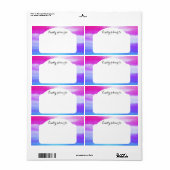 verzendingslabels etiket (Full Sheet)