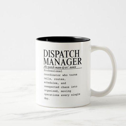 Verzendingsmanager Tweekleurige Koffiemok (Rechts)