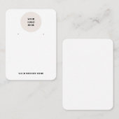 Verzendkaart 3,5 x 2,5 inch visitekaartje (Voorkant / Achterkant)