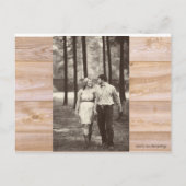 Verzendkaart save-the-date aankondigingskaart (Achterkant)