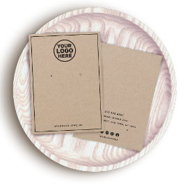 Verzendkaart voor Logo Kraft Visitekaartje