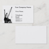 Verzendkranen voor laden en lossen visitekaartje (Voorkant / Achterkant)