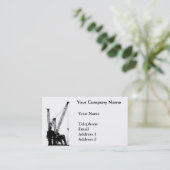 Verzendkranen voor laden en lossen visitekaartje (Staand voorkant)