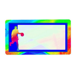 Verzendlabel Basketball Lights