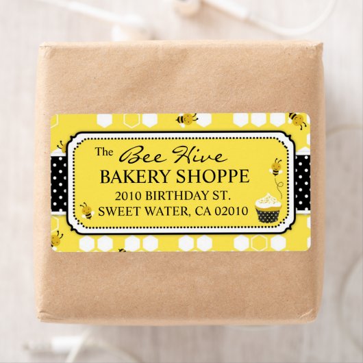 Verzendlabel Bumble Bee Business (Insitu)