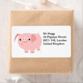 Verzendlabel Cartoon bevestigen (Insitu)