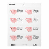 Verzendlabel Cartoon bevestigen (Full Sheet)